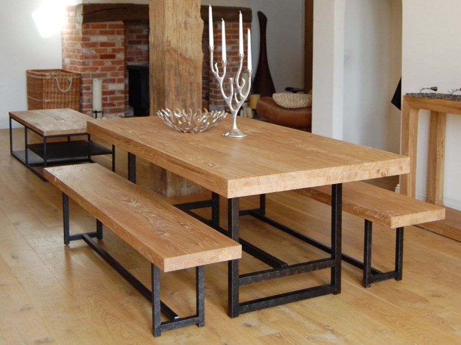 steel wood furniture