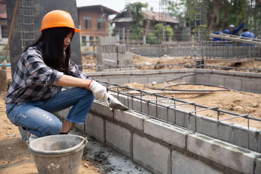 interlocking concrete blocks for home construction