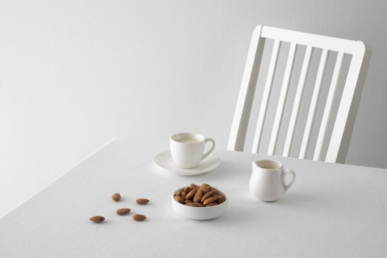 white coffee table
