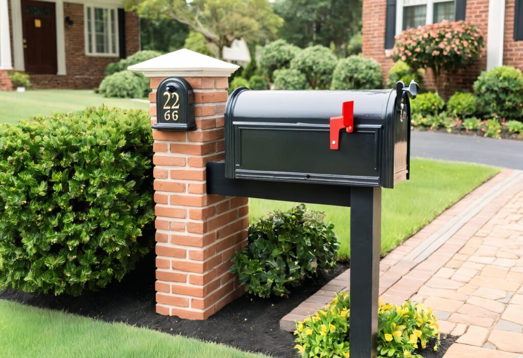 brick mailbox ideas