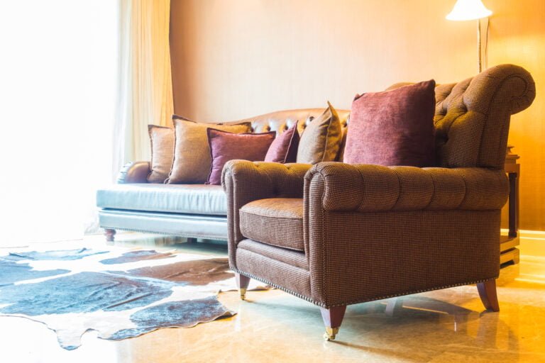 rugs to go with plain chairs