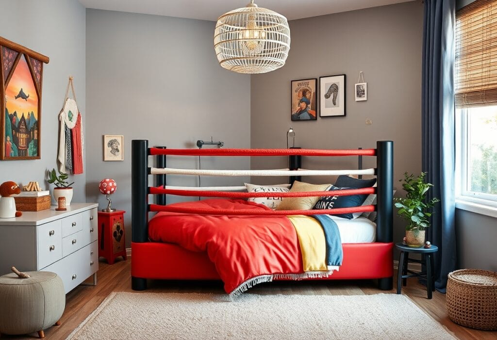 boxing ring bed