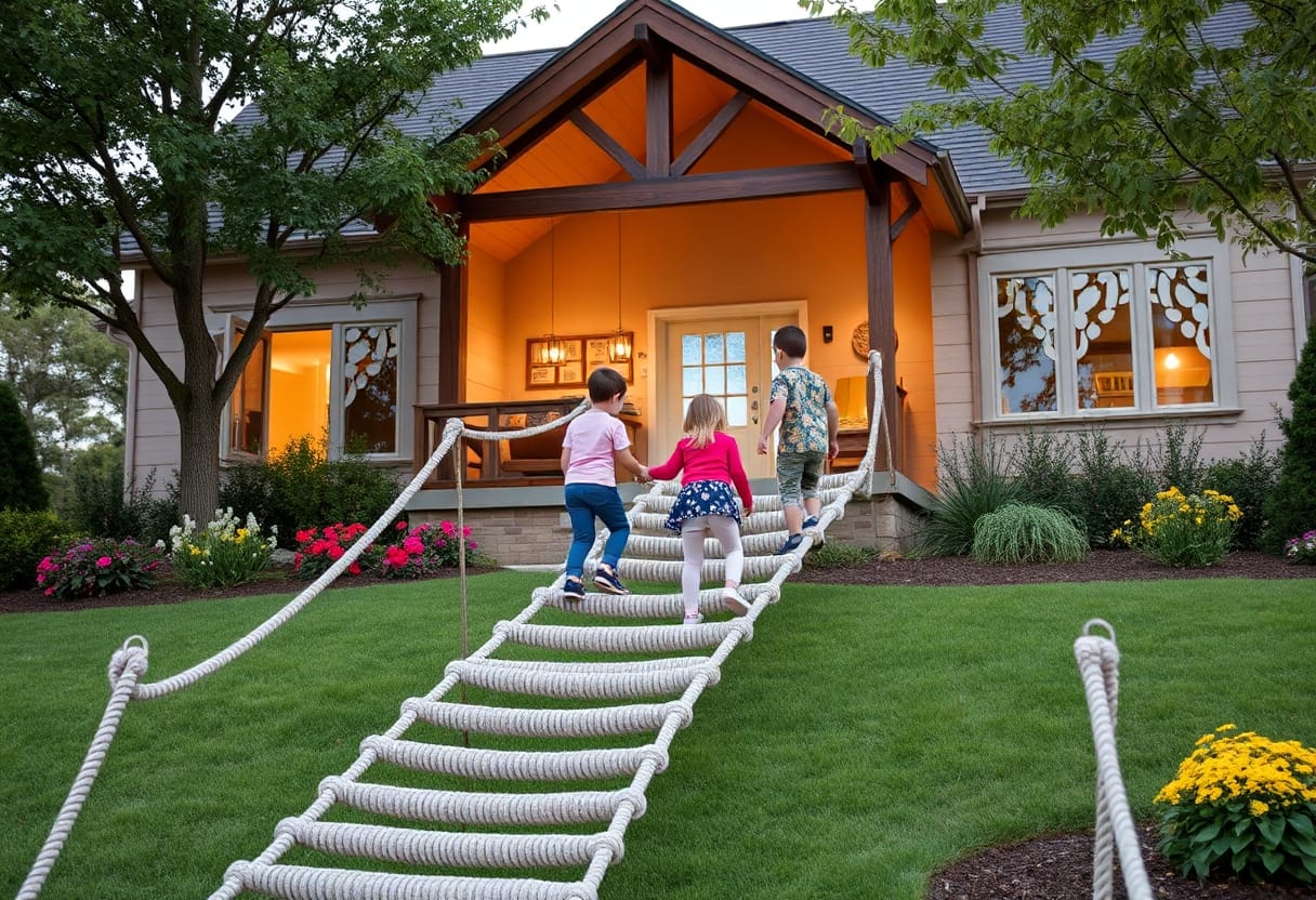 The Ups and Downs of Mentor Rope Stairs in Home Design