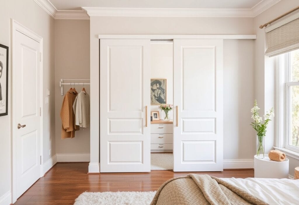 sliding door wardrobe mechanism