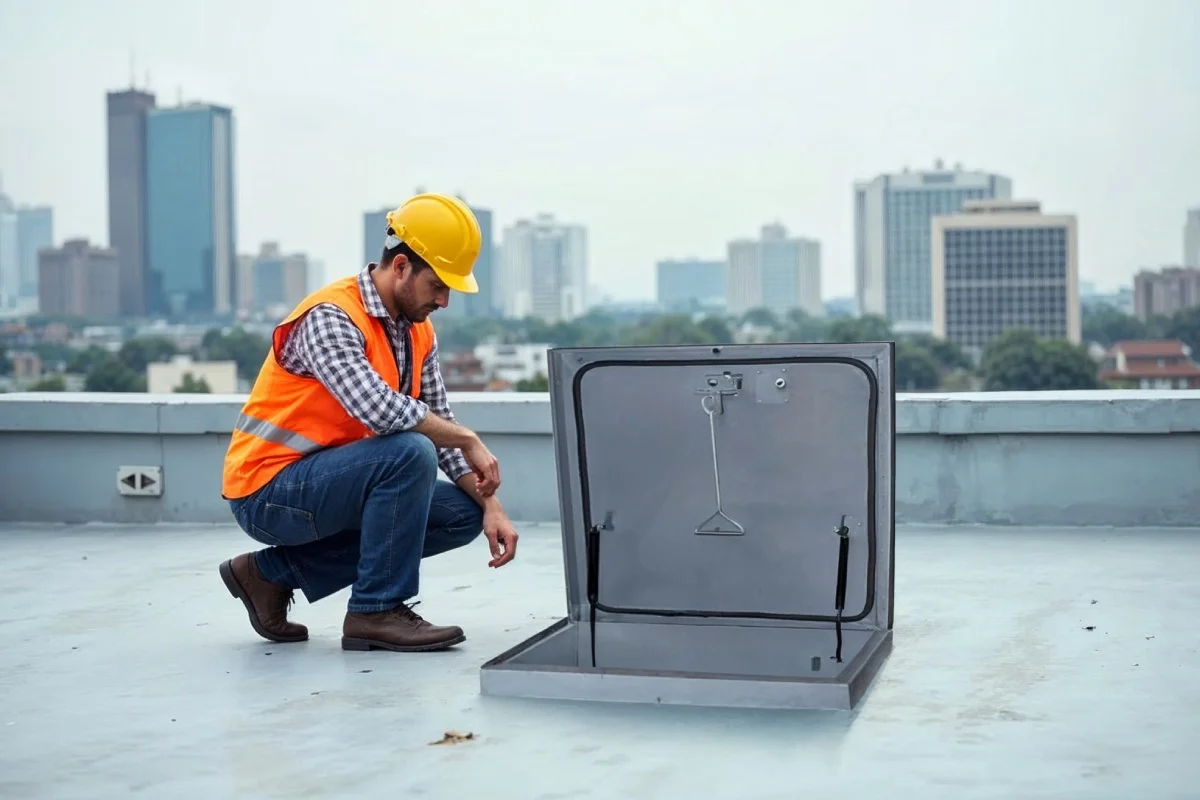 Improve Roof Access Efficiency in Commercial Renovations With BAC-GS Roof Hatches