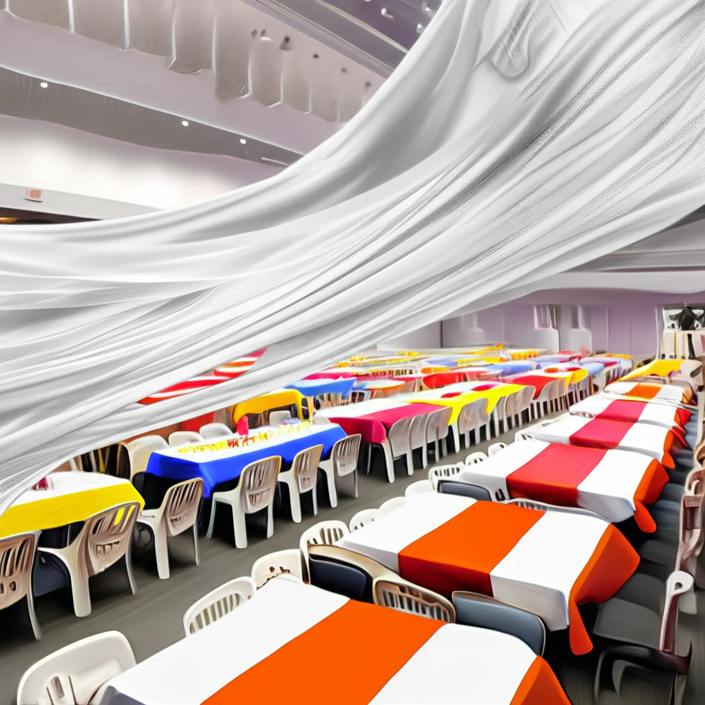 Close-up of different 60 x 102 tablecloth fabrics, showcasing various textures and patterns like linen, cotton, and polyester.