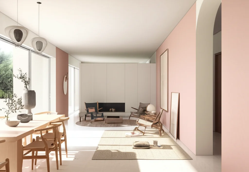Bright and airy bedroom in Jessica Alba and Cash Warren's home with neutral colors and natural light