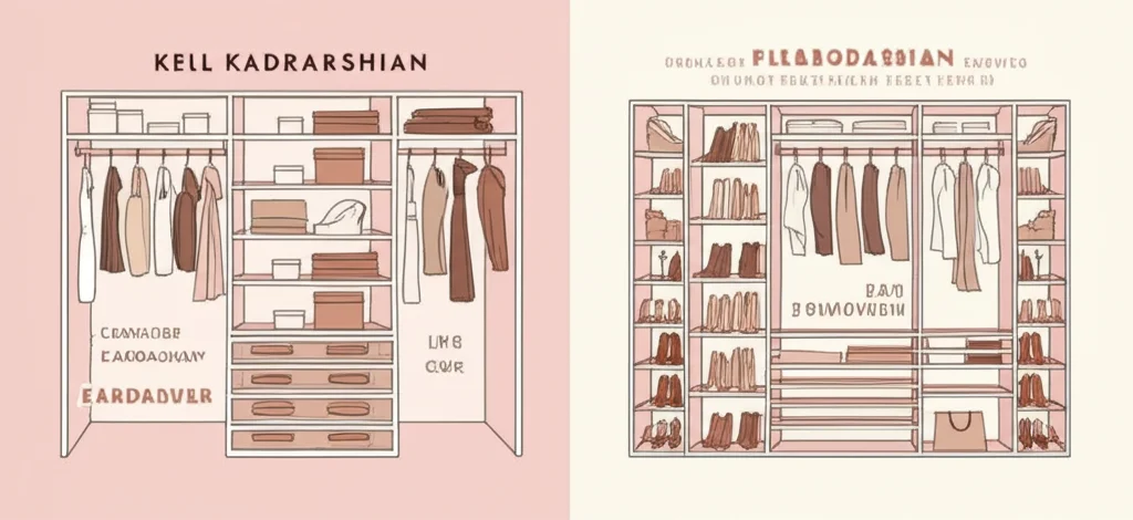 The organized pantry within Khloé Kardashian's Calabasas residence, demonstrating her meticulous attention to detail