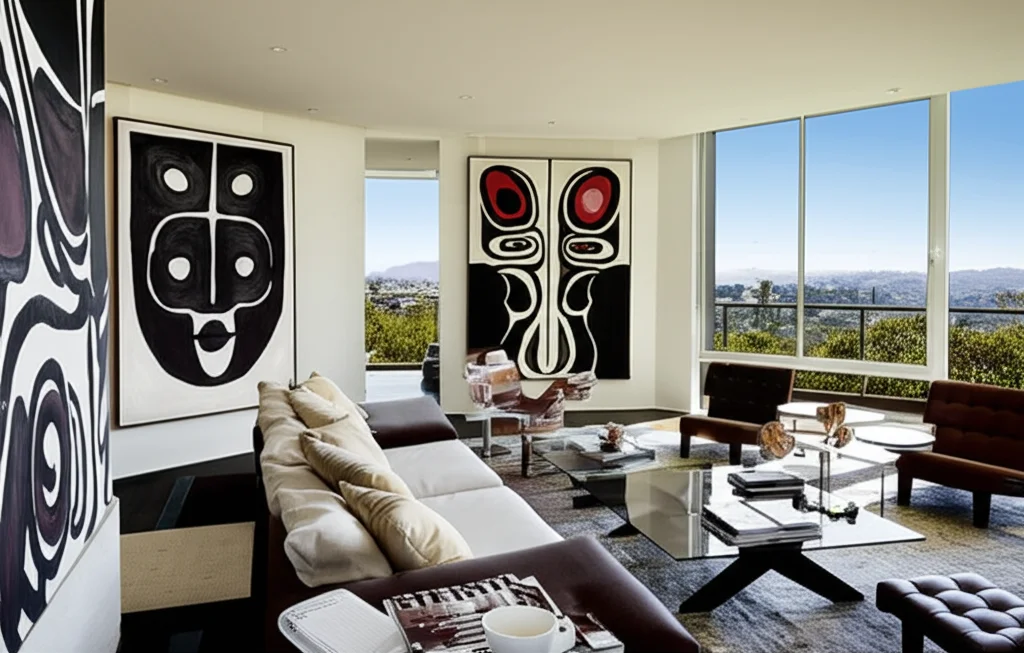 Sharon Stone's Hollywood Hills mansion exterior, showcasing its architecture and landscaping.