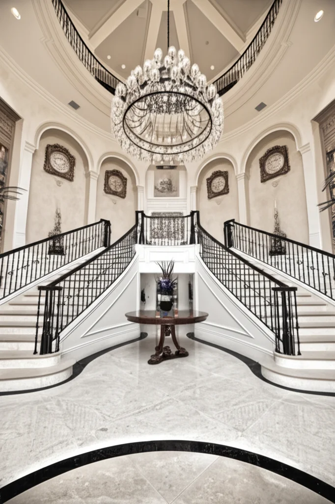 Exterior view of Tyler Perry's impressive Atlanta mansion showcasing its expansive grounds and architectural design related to 'Tyler Perry's Atlanta Mansion: A Peek Inside the Filmmaker's Home'