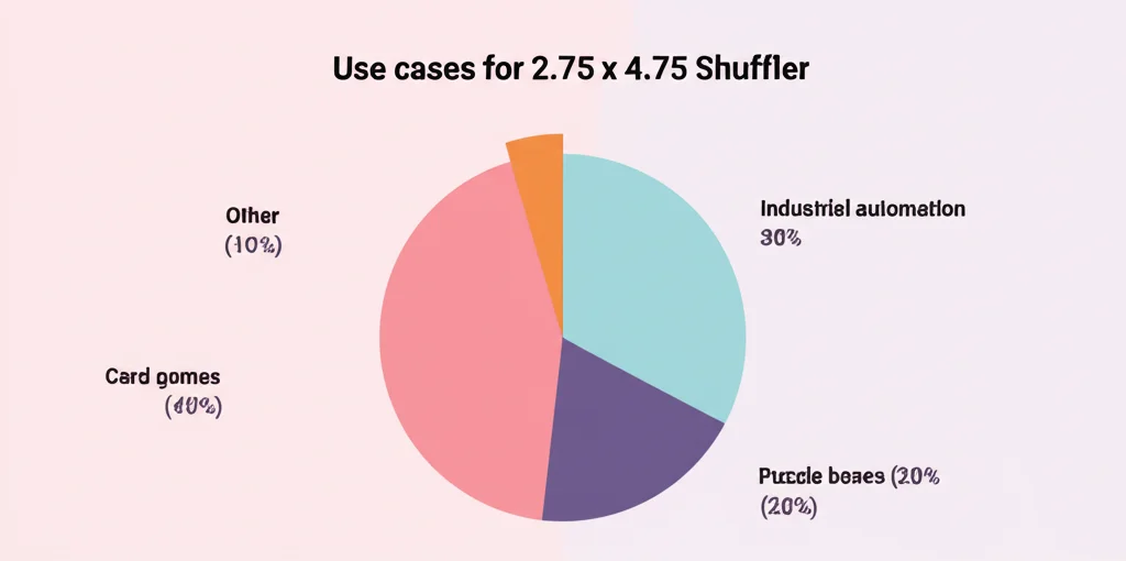 A comparison graphic showing different types of shufflers: manual, semi-automatic, and fully automatic, highlighting their respective speeds and capacities.